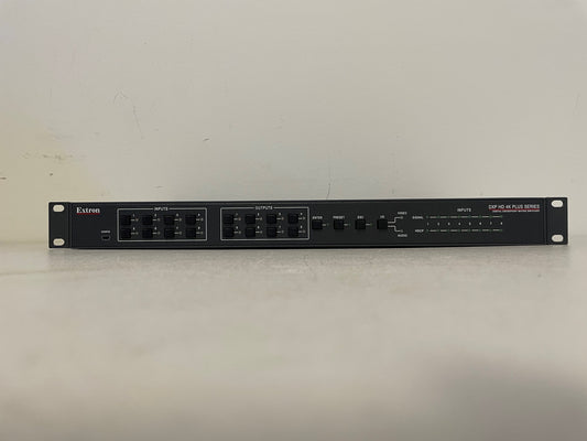 Used Extron DXP 84 HD 4k Plus HD Matrix Switcher for Sale. We Sell Professional Audio Equipment. Audio Systems, Amplifiers, Consoles, Mixers, Electronics, Entertainment and Live Sound.