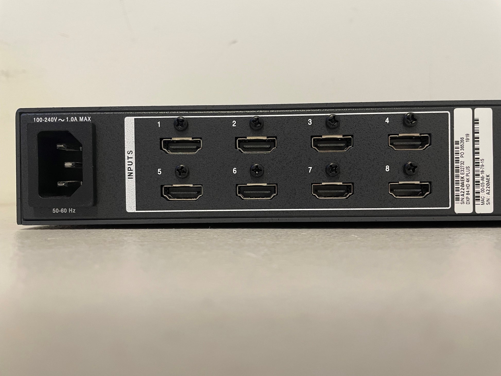 Used Extron DXP 84 HD 4k Plus HD Matrix Switcher for Sale. We Sell Professional Audio Equipment. Audio Systems, Amplifiers, Consoles, Mixers, Electronics, Entertainment and Live Sound.