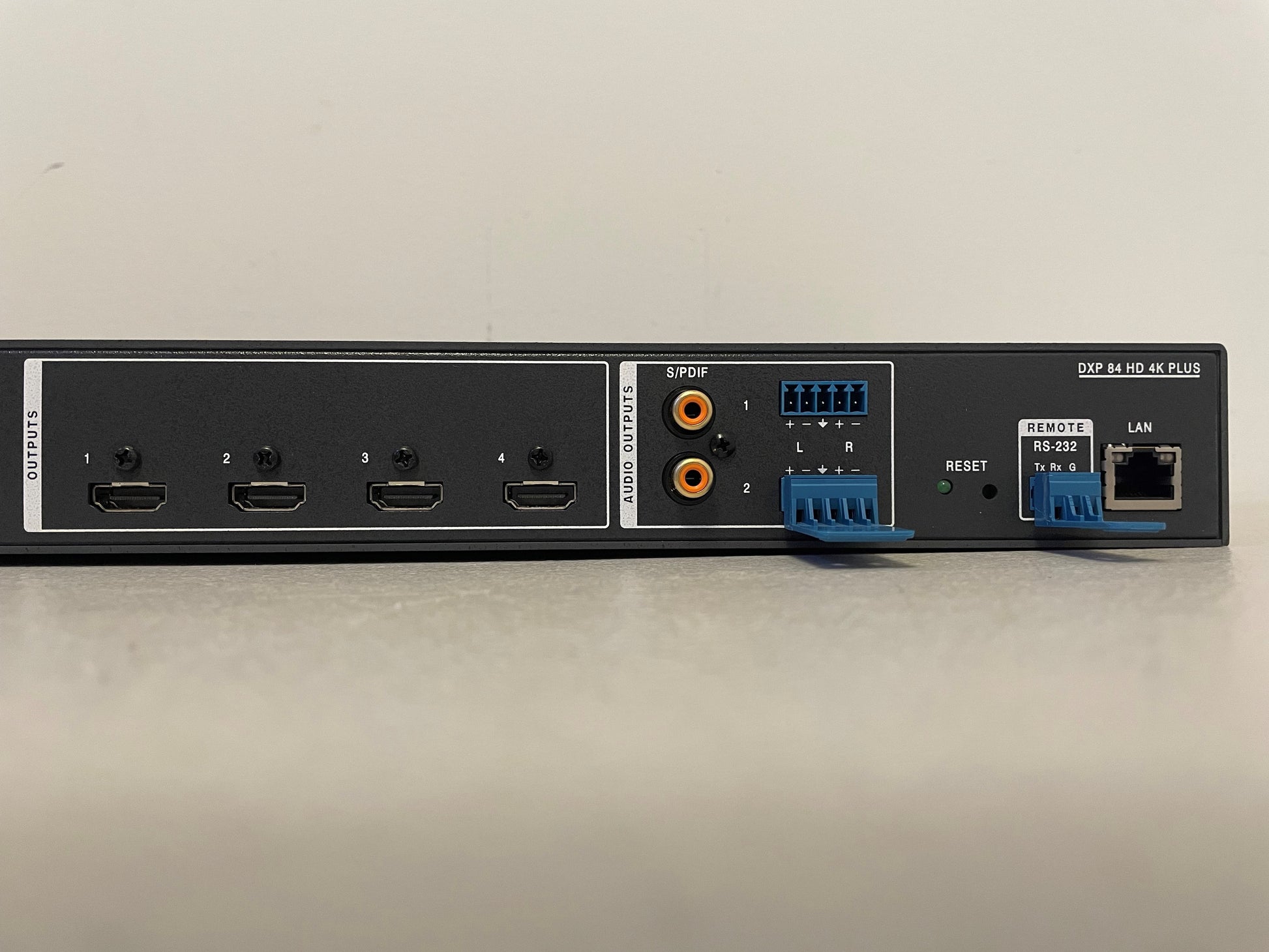 Used Extron DXP 84 HD 4k Plus HD Matrix Switcher for Sale. We Sell Professional Audio Equipment. Audio Systems, Amplifiers, Consoles, Mixers, Electronics, Entertainment and Live Sound.