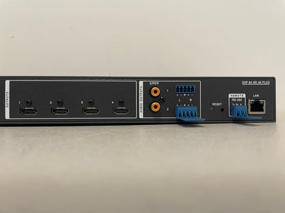 Used Extron DXP 84 HD 4k Plus HD Matrix Switcher for Sale. We Sell Professional Audio Equipment. Audio Systems, Amplifiers, Consoles, Mixers, Electronics, Entertainment and Live Sound.