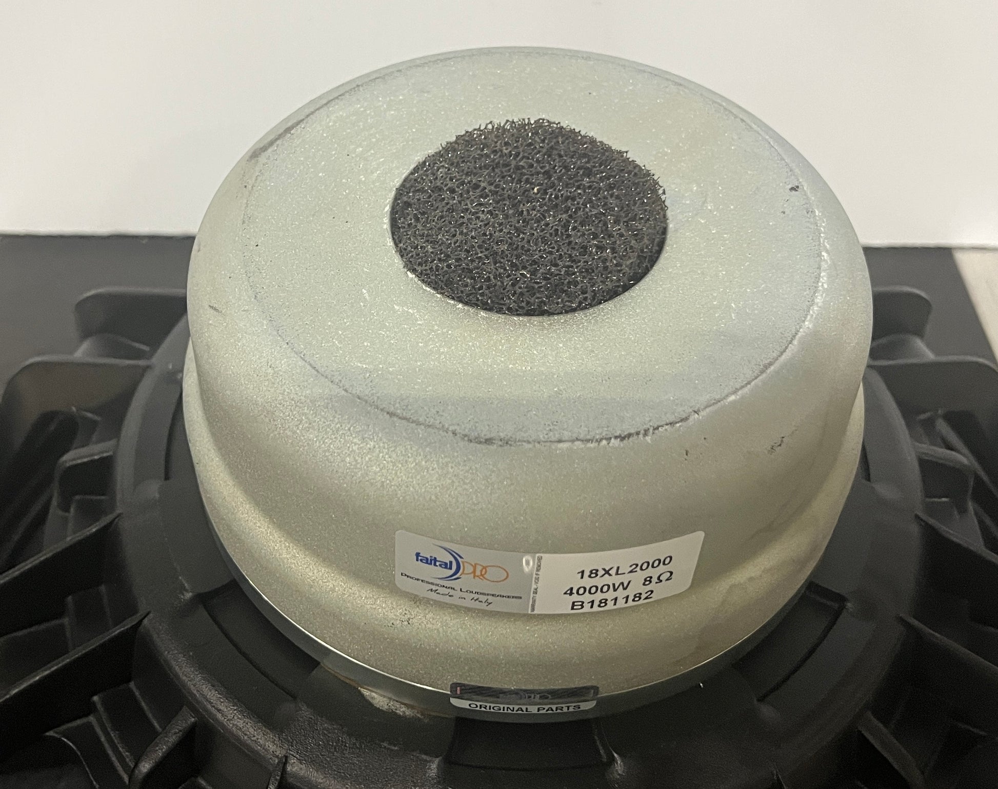 Faital Pro 18X2000, Faital Pro 18XL2000 Neodymium Woofer, Faital Pro 8 Ohm Woofer, We Sell Professional Audio Equipment. Audio Systems, Amplifiers, Consoles, Mixers, Electronics, Entertainment, Live Sound