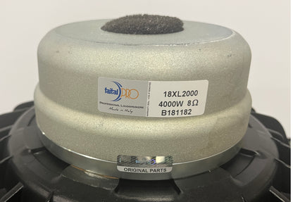 Faital Pro 18X2000, Faital Pro 18XL2000 Neodymium Woofer, Faital Pro 8 Ohm Woofer, We Sell Professional Audio Equipment. Audio Systems, Amplifiers, Consoles, Mixers, Electronics, Entertainment, Live Sound