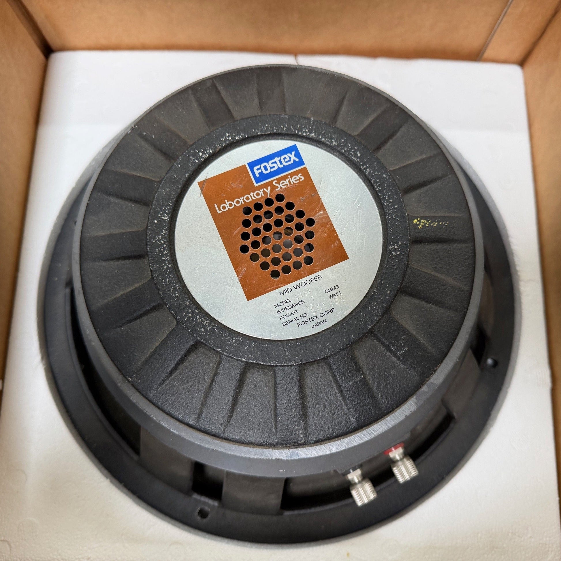 Fostex L362 12" Mid-Bass Woofer, Fostex L362 Woofer, Fostex L362, L362, Fostex 12” Woofer. We Sell Professional Audio Equipment. Audio Systems, Amplifiers, Consoles, Mixers, Electronics, Entertainment, Live Sound.
