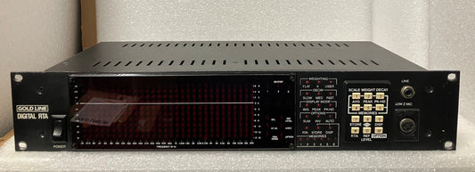 Gold Line RTA Analyzer, Gold Line Digital Model 30 Real Time Analyzer, Goldline Model 30, Goldline Real Time Analyzer, Gold Line RTA Spectrum Analyzer, We Sell Professional Audio Equipment. Audio Systems, Amplifiers, Consoles, Mixers, Electronics, Entertainment, Live Sound
