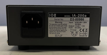 IDX IA-200a Dual Channel Camera DC Power Unit Supply (13.8V 7.2A), IDX IA-200a, IDX Camera Power Supply, Dual Channel DC Power Unit, IDX IA-200a DC Power. We Sell Professional Audio Equipment. Audio Systems, Amplifiers, Consoles, Mixers, Electronics, Entertainment, Live Sound.