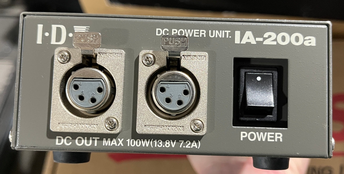 IDX IA-200a Dual Channel Camera DC Power Unit Supply (13.8V 7.2A), IDX IA-200a, IDX Camera Power Supply, Dual Channel DC Power Unit, IDX IA-200a DC Power. We Sell Professional Audio Equipment. Audio Systems, Amplifiers, Consoles, Mixers, Electronics, Entertainment, Live Sound.