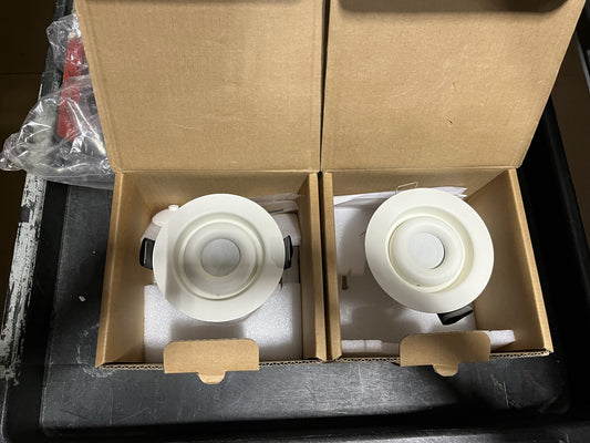 K-array KT2CW Ceiling Speakers, White, Lot of Two