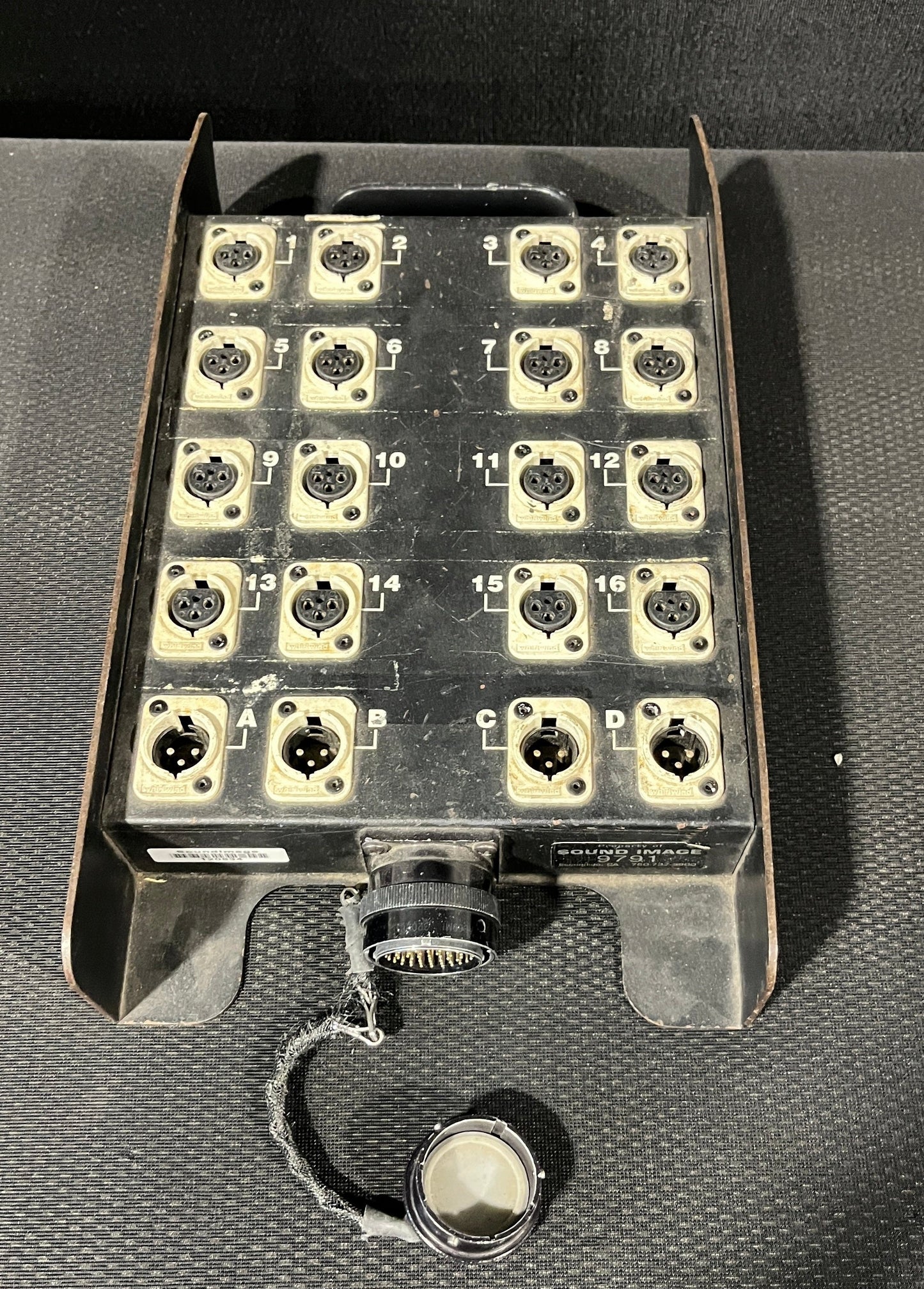 Whirlwind 16 x 4 Channel Sub Snake Box, BF-16-4XL-W2, W2 Snake Box