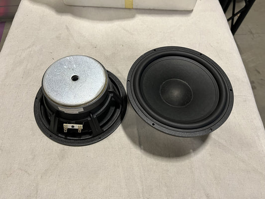 Silver Flute W20RC38-08 8" Woofer Wool Cone, NIOB, 1 Pair. We Sell Professional Audio Equipment. Audio Systems, Amplifiers, Consoles, Mixers, Electronics, Entertainment, Live Sound.