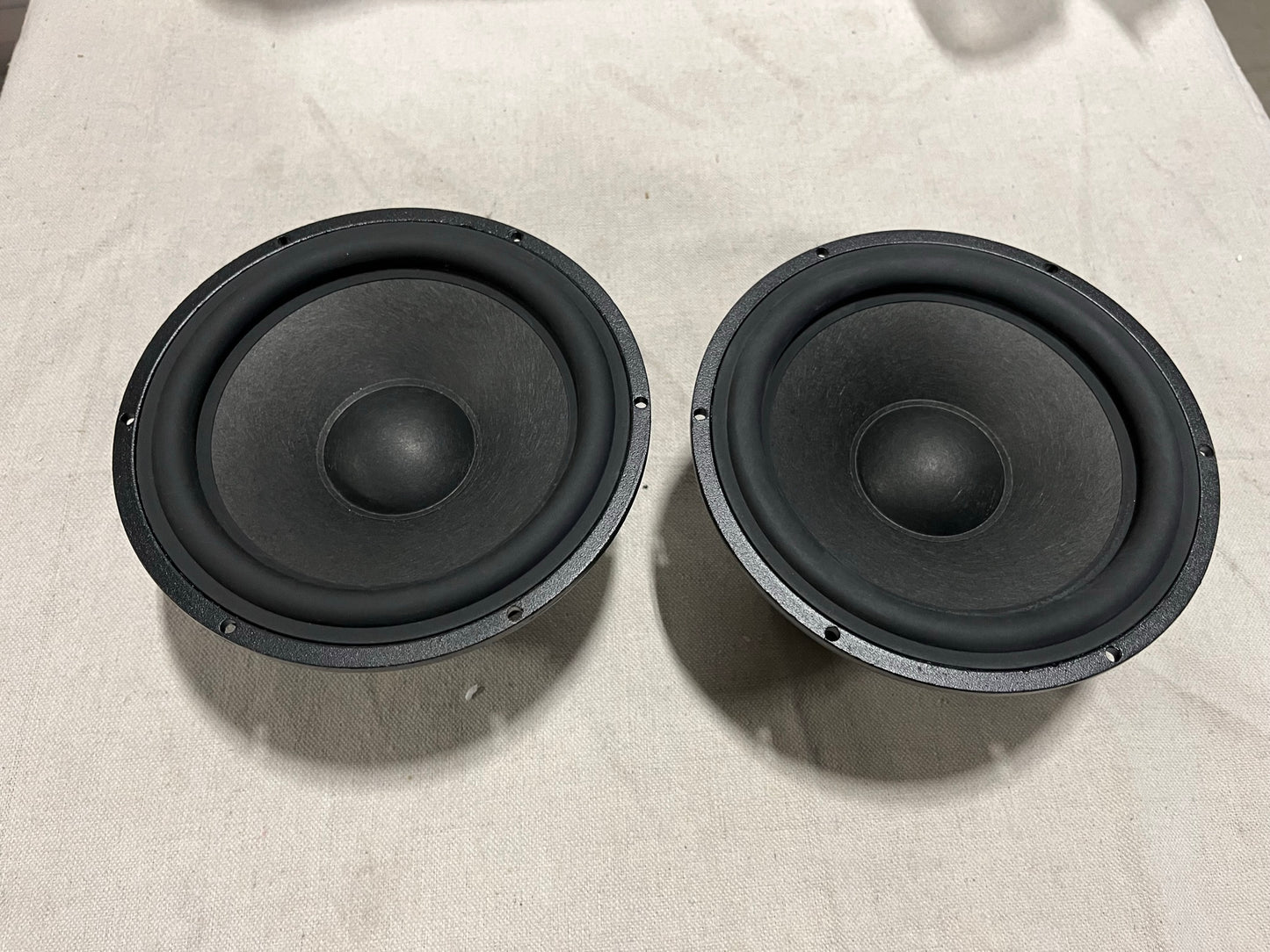 Silver Flute W17RC38-04 6.5" Woofer Wool Cone 4 ohm, NIOB, Two (2) Pairs for Sale. We Sell Professional Audio Equipment. Audio Systems, Amplifiers, Consoles, Mixers, Electronics, Entertainment, Live Sound.