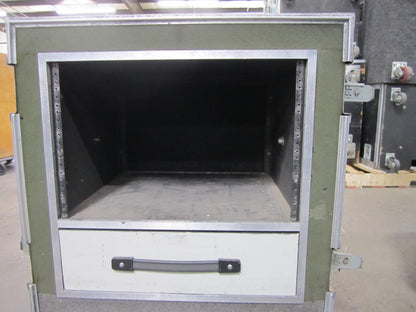 Road Flight Case, 7 Rack Units, Touring Case w/ Wheels & Drawer