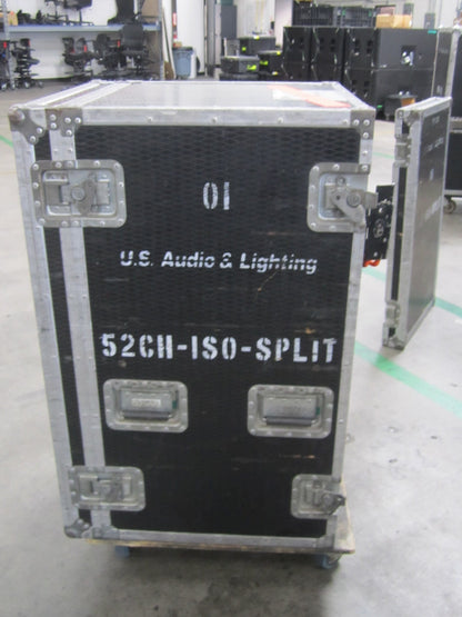 Road Flight Case, 16 Rack Units, Touring Case w/ Wheels