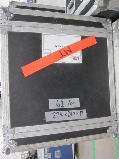 Road Flight Case, 8 Rack Units, Touring Case Fly Rack Sleeve