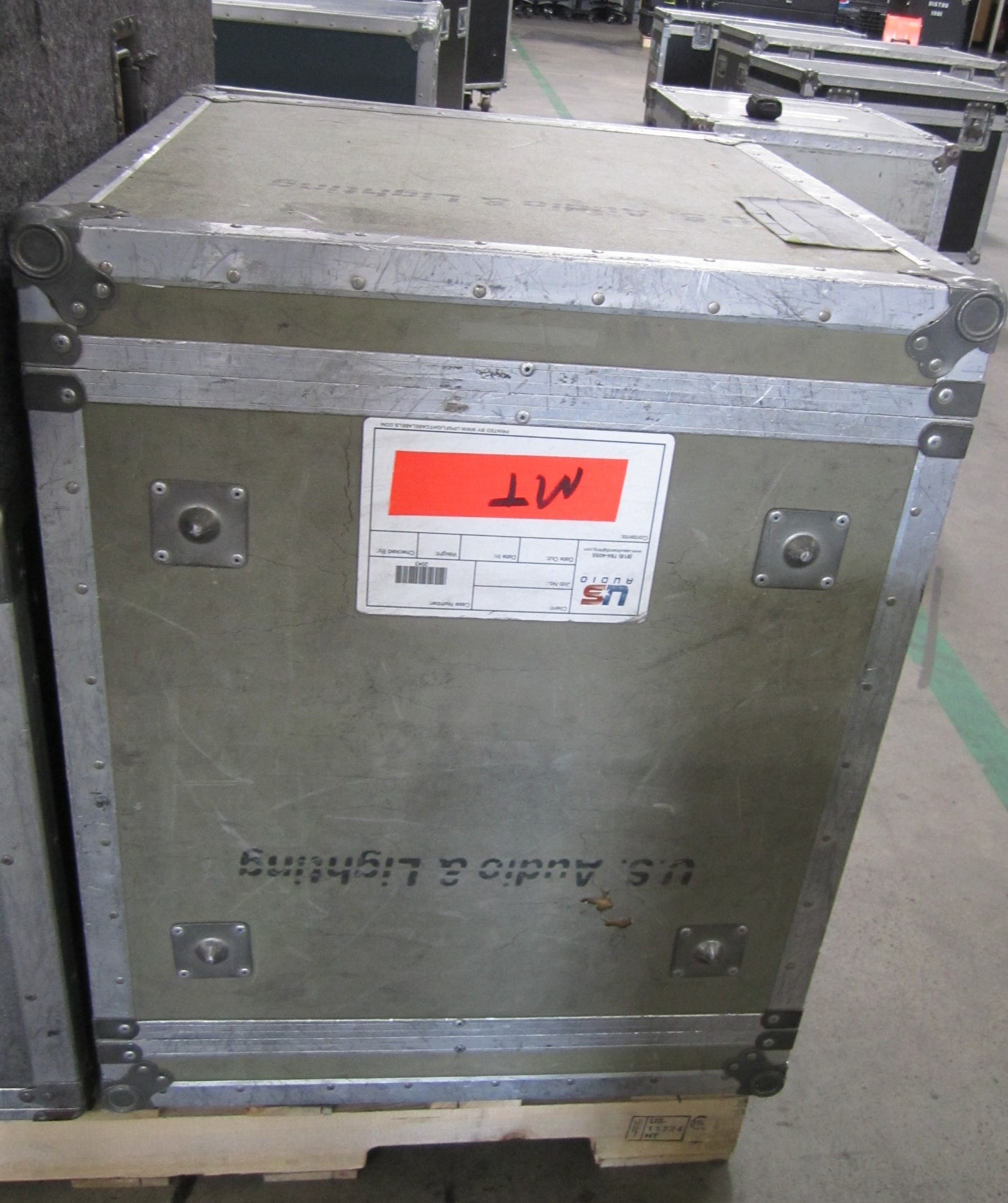 Road Flight Case, 12 Rack Units, Touring Case w/ Wheels
