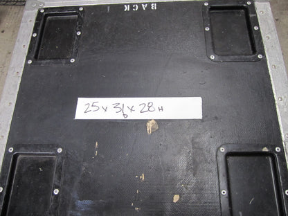 Road Flight Case, 10 Rack Units, Touring Case w/ Wheels