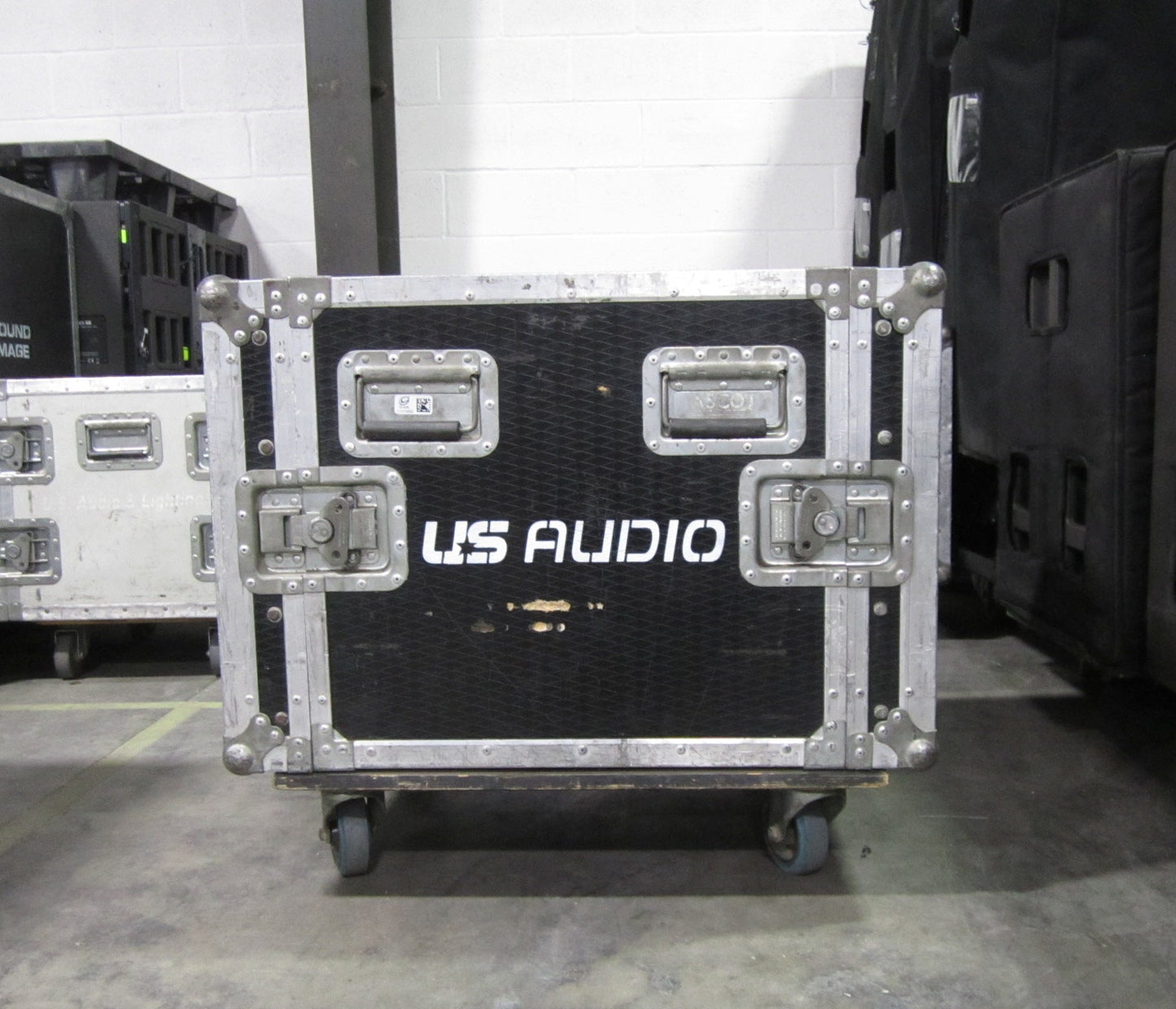 Road Flight Case, 9 Rack Units, Touring Case w/ Wheels