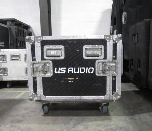 Road Flight Case, 9 Rack Units, Touring Case w/ Wheels