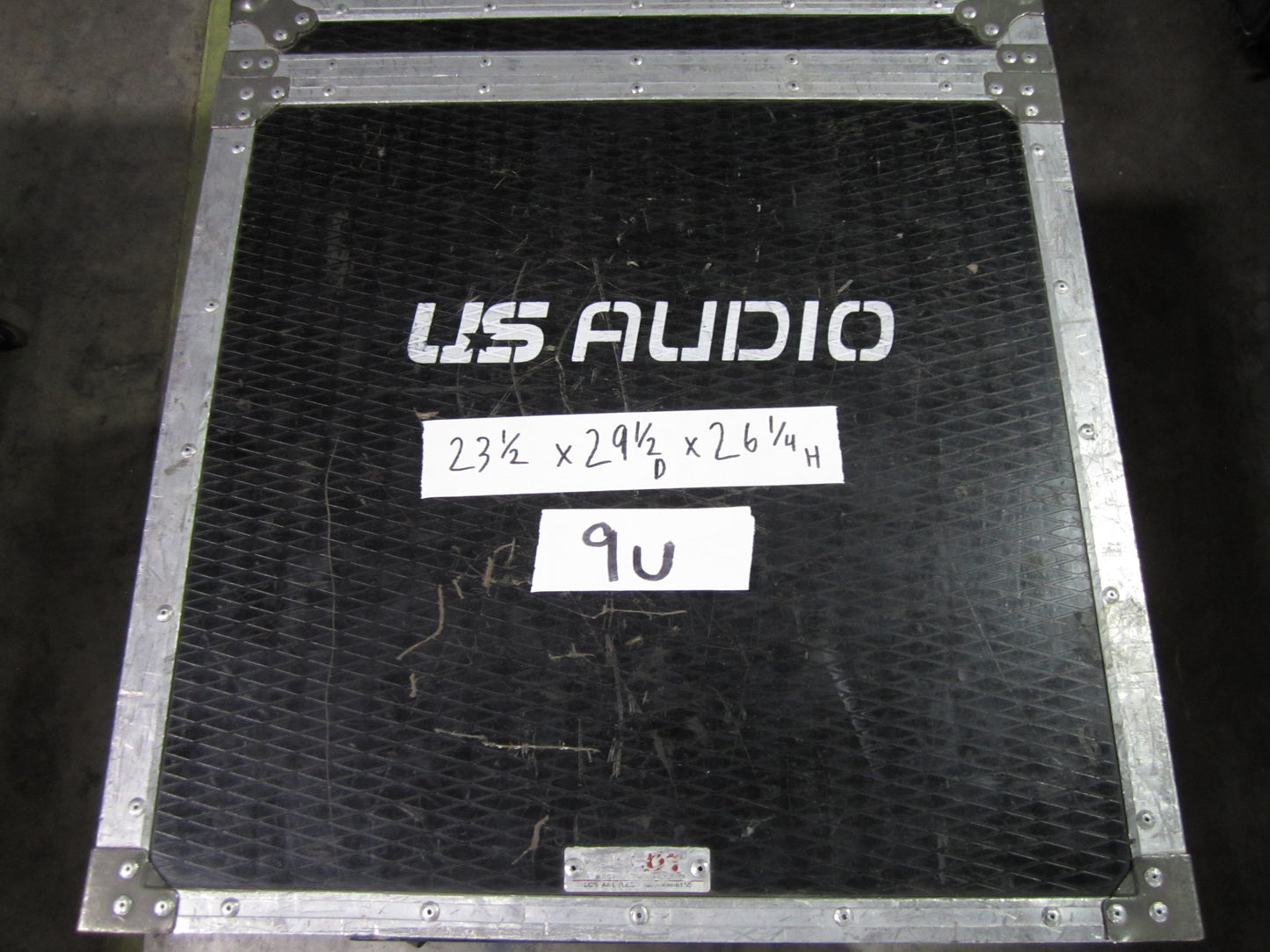 Road Flight Case, 9 Rack Units, Touring Case w/ Wheels