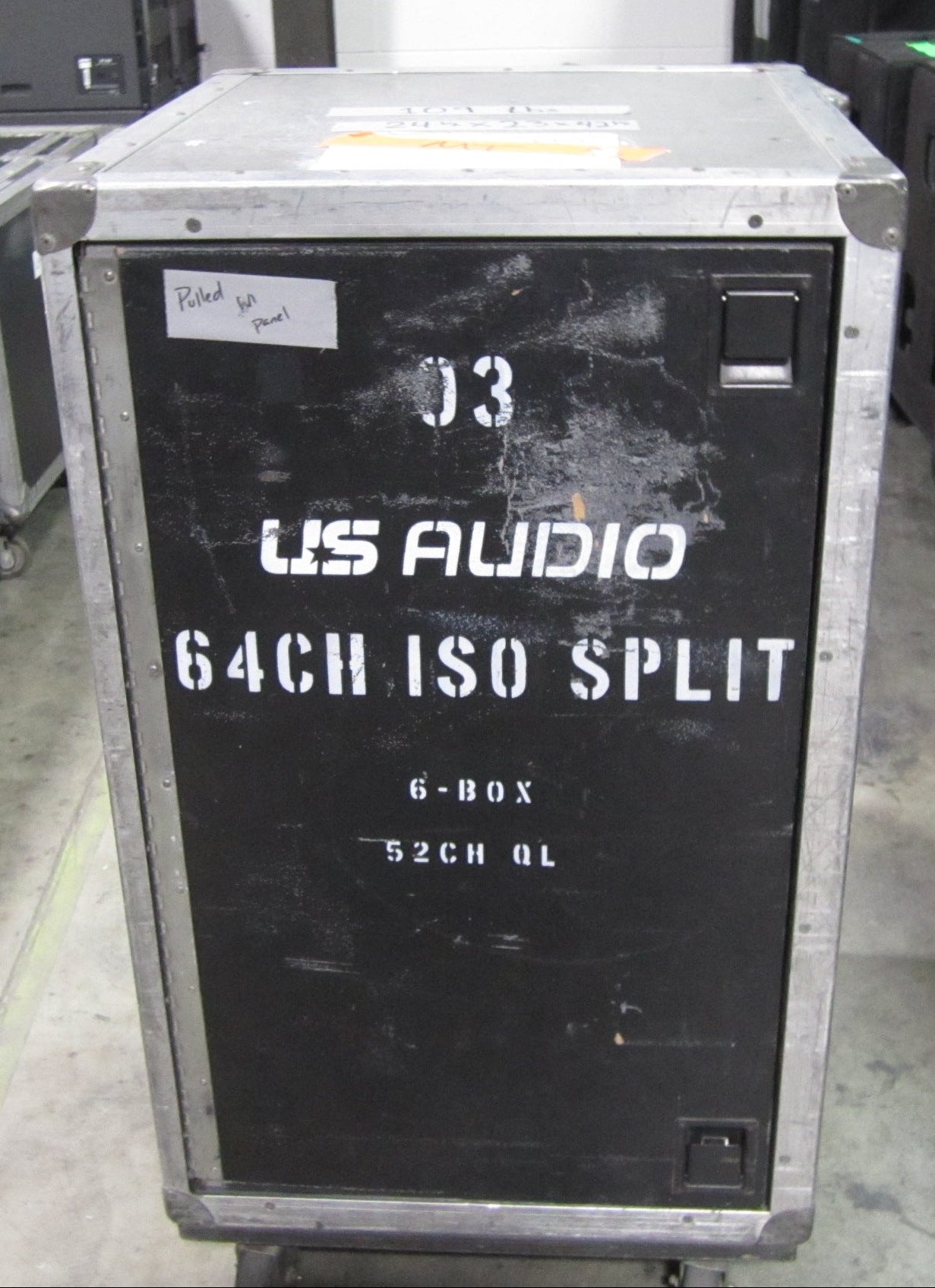 Road Flight Case, 16 Rack Units, Touring Case w/ Wheels