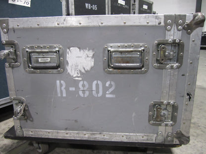 Road Flight Case, 8 Rack Units, Touring Case w/ Wheels