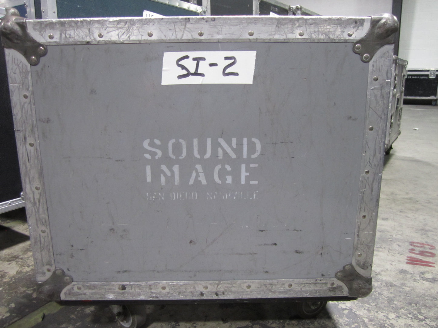 Road Flight Case, 8 Rack Units, Touring Case w/ Wheels