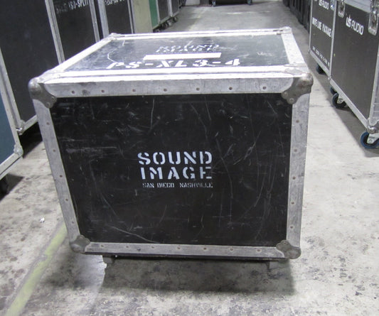 Road Flight Case, 8 Rack Units, Touring Case w/ Wheels