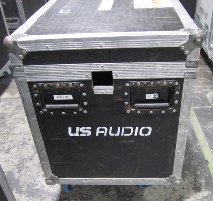 Road Case Trunk, Flight Case with Wheels, 34 1/2” x 23 1/2” x 31”