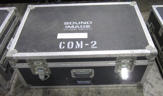 Road Case Trunk with Removable Divider, Flight Case, 36” x 22 1/2” x 16”