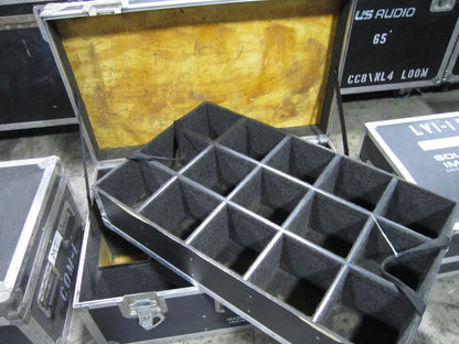 Road Case Trunk with Removable Divider, Flight Case, 36” x 22 1/2” x 16”