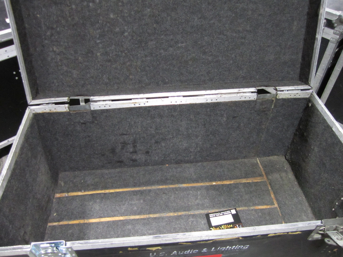 Road Case Trunk, Flight Case with Wheels, 49 1/2” x 25” x 28 1/2”