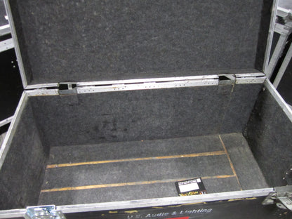 Road Case Trunk, Flight Case with Wheels, 49 1/2” x 25” x 28 1/2”