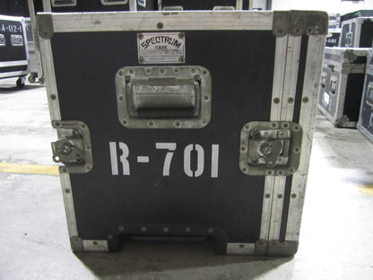 Road Flight Case 7RU Towing with Wheels and Retractable Handle