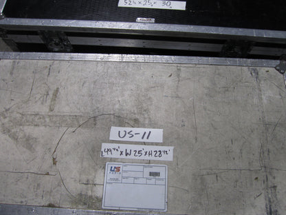 Road Case Trunk, Flight Case with Wheels, 49 1/2” x 25” x 28 1/2”