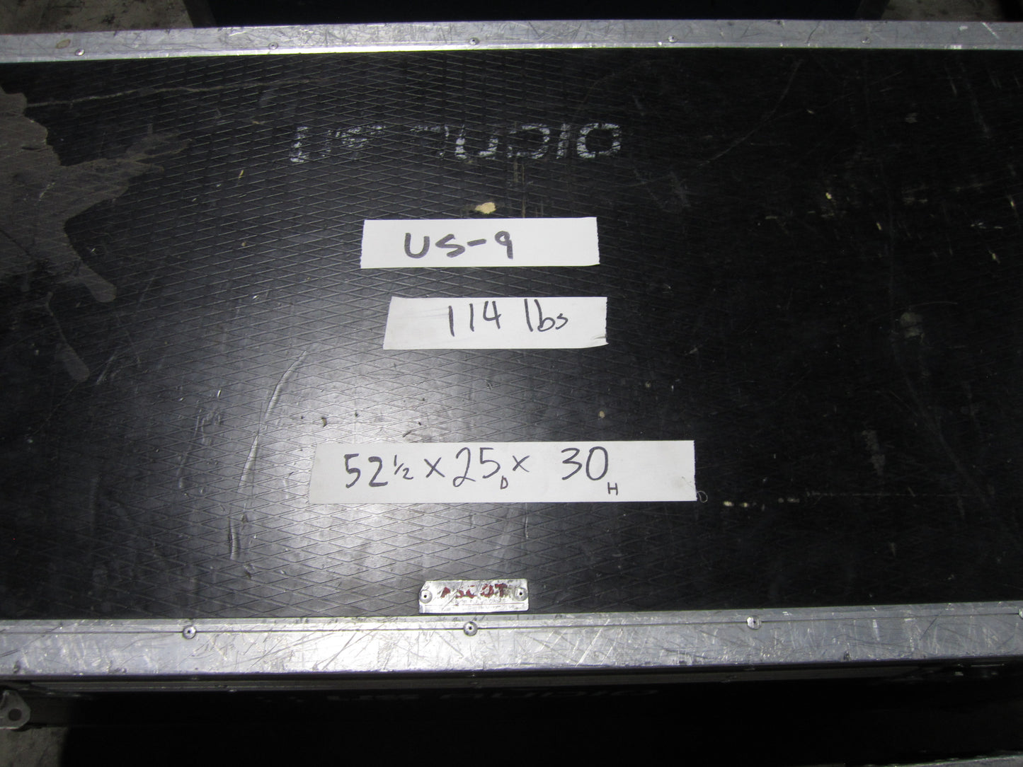 Road Case Trunk, Flight Case with Wheels, 52” x 25” x 30”