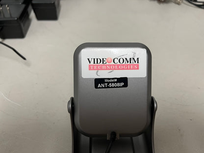 Used Videocomm 5808 5.8 GHz 8-Channel DeskTop Transmitter &amp; Receiver Lot for Sale. We Sell Professional Audio Equipment. Audio Systems, Amplifiers, Consoles, Mixers, Electronics, Entertainment and Live Sound.