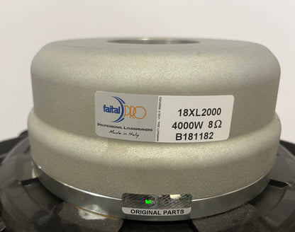 Faital Pro 18X2000, Faital Pro 18XL2000 Neodymium Woofer, Faital Pro 8 Ohm Woofer, We Sell Professional Audio Equipment. Audio Systems, Amplifiers, Consoles, Mixers, Electronics, Entertainment, Live Sound