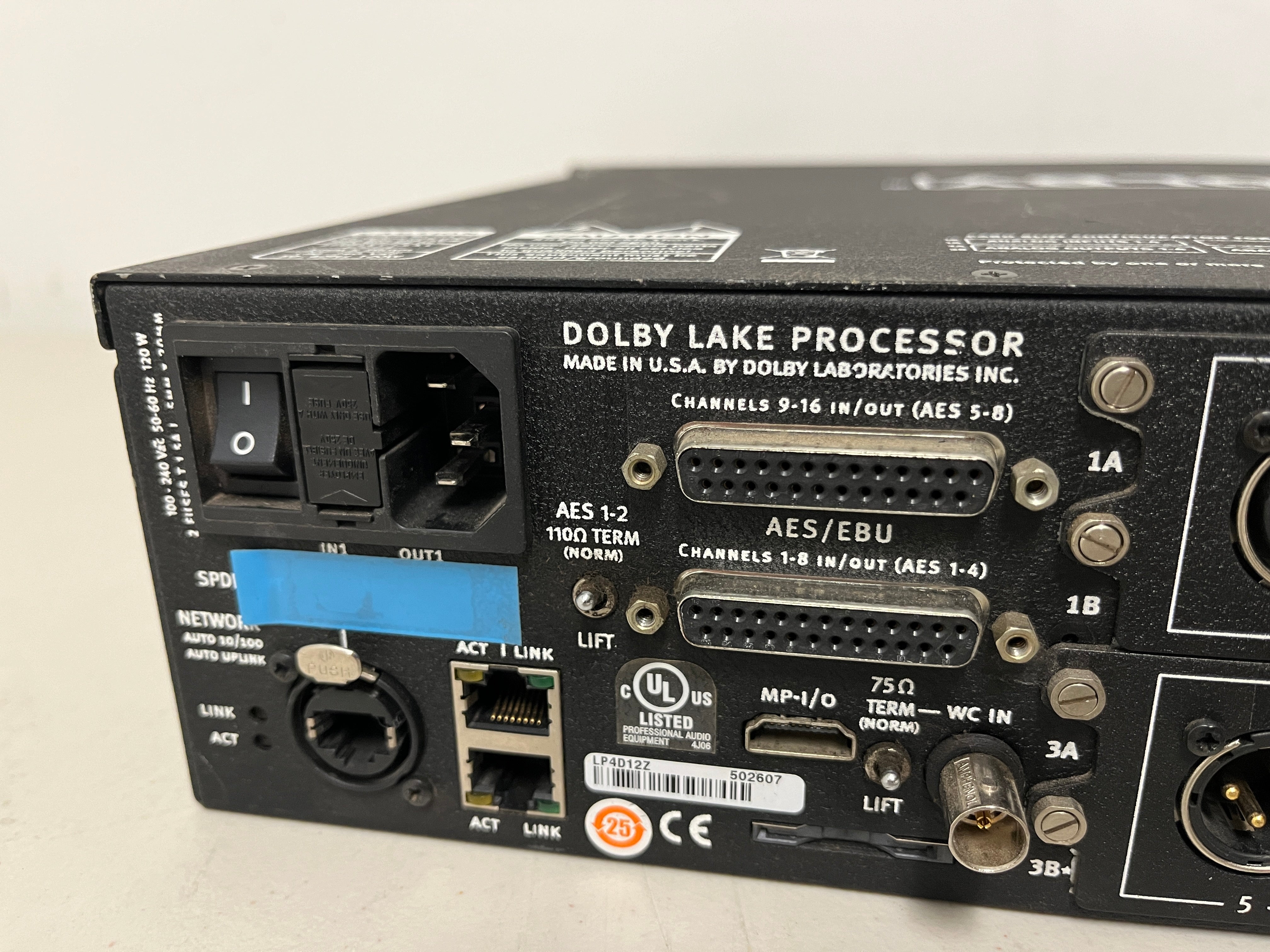 Dolby/Lake LP4D12, 4x12 digital processor