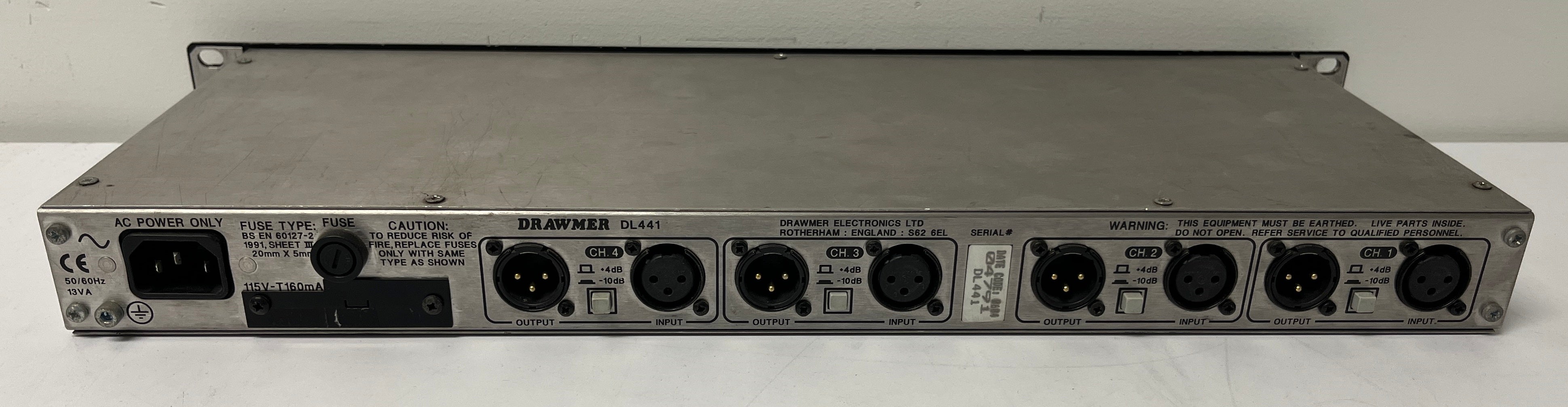 Drawmer DL441 Quad Auto Compressor / Limiter – CLAIR Used Gear