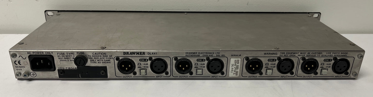 Drawmer DL441 Quad Auto Compressor / Limiter