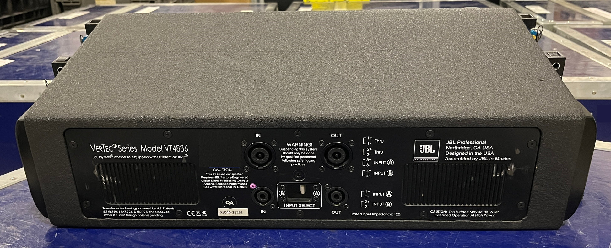 Used JBL VerTek Series Model VT4886 Pkg of 12 Elements with Frames and Touring Case for Sale. We Sell Professional Audio Equipment. Audio Systems, Amplifiers, Consoles, Mixers, Electronics, Entertainment and Live Sound.