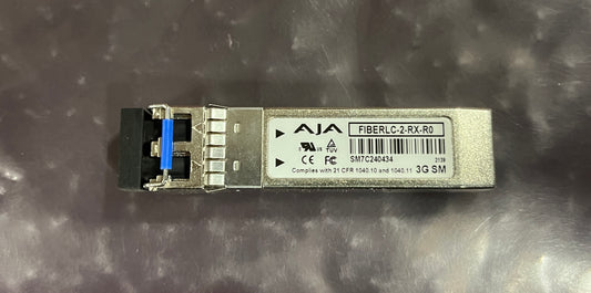 AJA FIBERLC-2RX-R0 2-Channel SDI Single Mode LC Fiber Receiver Module