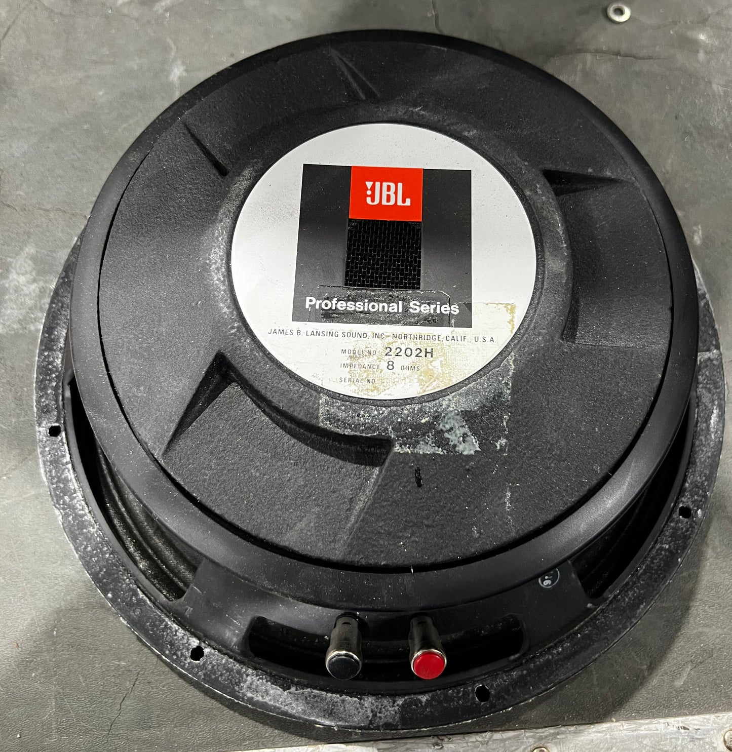 JBL 2202H 12" Speaker Basket, JBL 2202H, 12" Speaker Basket, JBL 2202H Basket, 2202H Basket. We Sell Professional Audio Equipment. Audio Systems, Amplifiers, Consoles, Mixers, Electronics, Entertainment, Live Sound.

