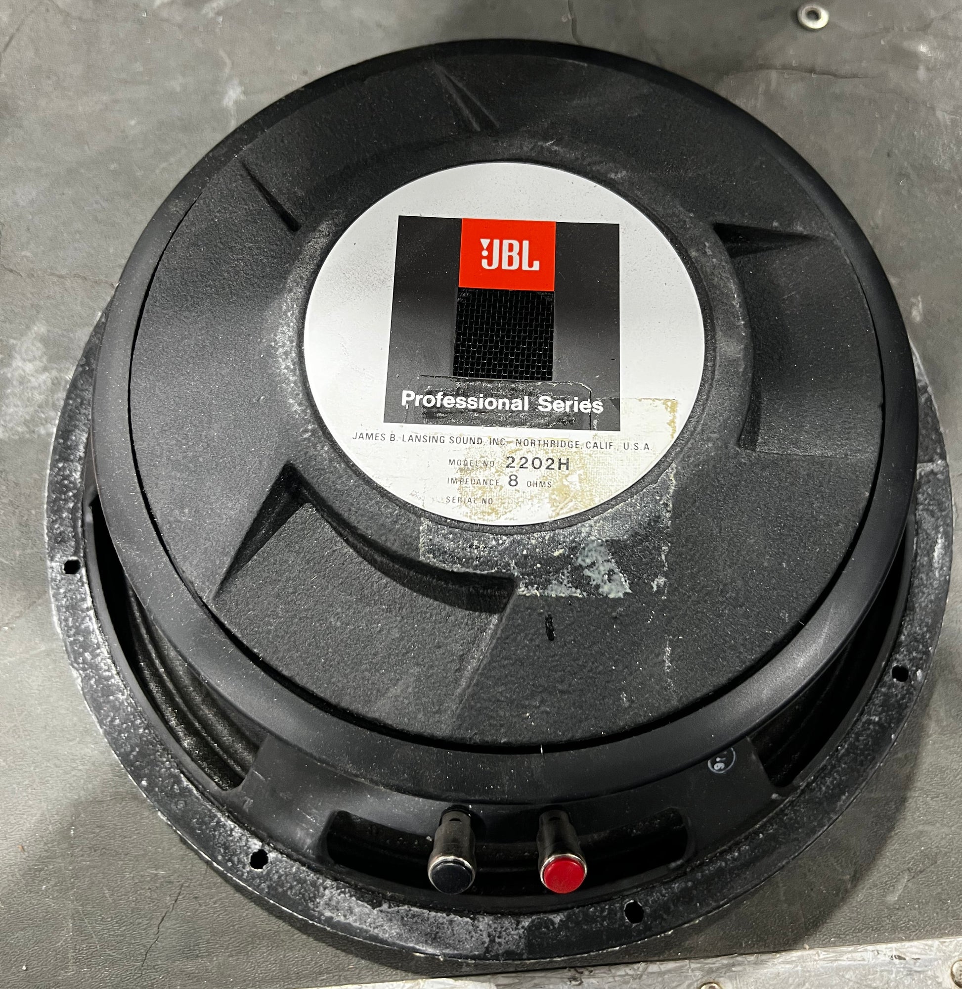 JBL 2202H 12" Speaker Basket, JBL 2202H, 12" Speaker Basket, JBL 2202H Basket, 2202H Basket. We Sell Professional Audio Equipment. Audio Systems, Amplifiers, Consoles, Mixers, Electronics, Entertainment, Live Sound.
