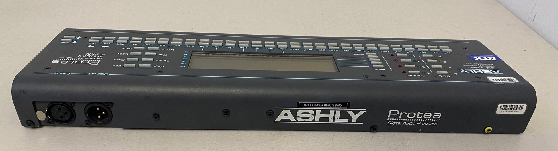 Ashly Protea Remote, Remote Control for Ashly Protea System II, Ashly Digital EQ Remote, Ashly System Processor Remote, 24-but Graphic EQ Protea, We Sell Professional Audio Equipment. Audio Systems, Amplifiers, Consoles, Mixers, Electronics, Entertainment, Live Sound.