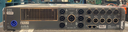 d&b D20 Amplifier, d&b 4 Channel Amplifier, D20 Amp, d&b D20 Amp, D20 Professional Amp, We Sell Professional Audio Equipment. Audio Systems, Amplifiers, Consoles, Mixers, Electronics, Entertainment, Live Sound.