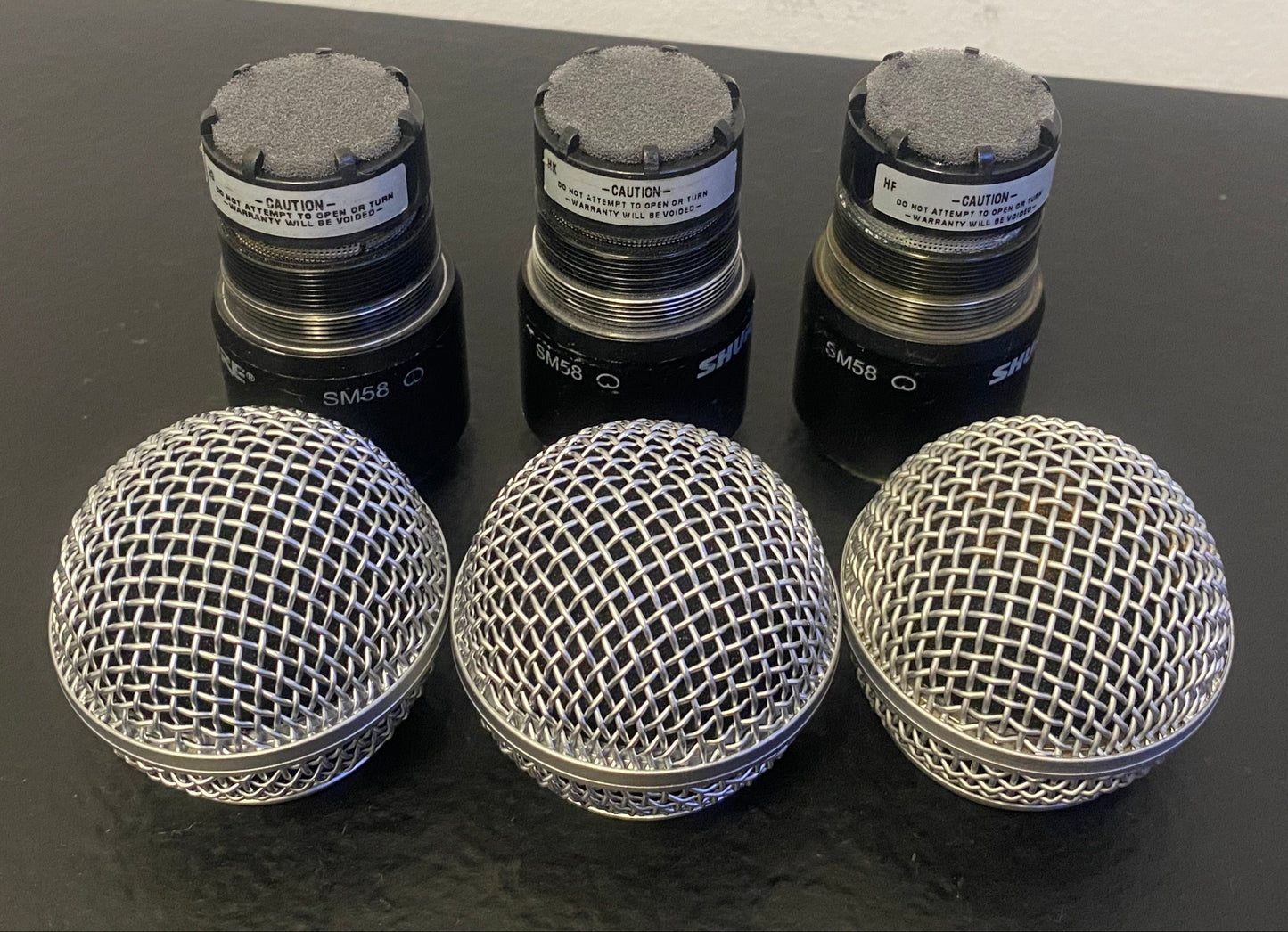 Shure SM58 Wireless Capsule, Set of 3