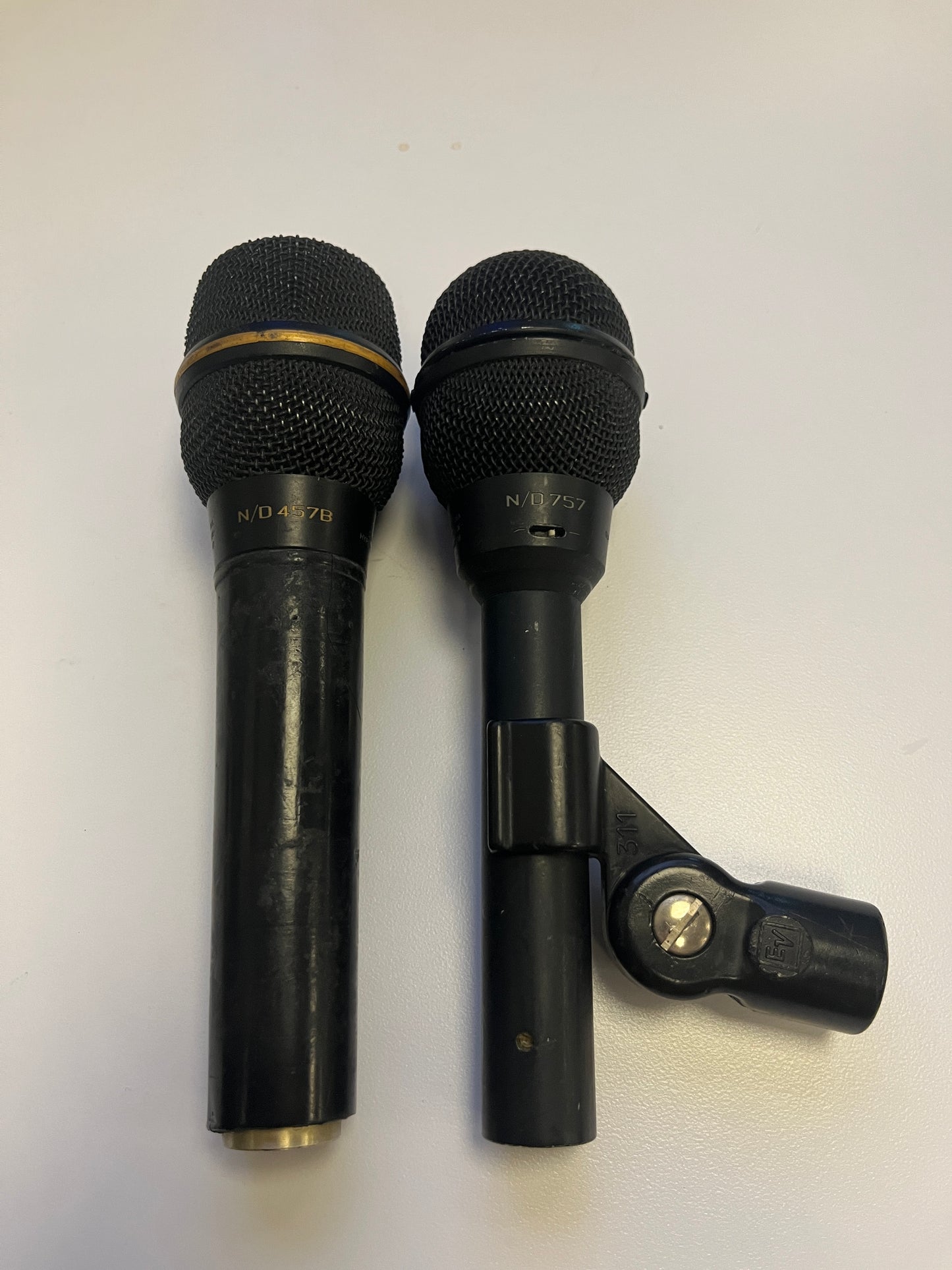 Electro-Voice N/D 457B & N/D 757 Dynamic Microphone, Pair
