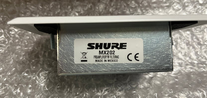 Shure, Shure MX202 Mic, Shure MX202 Microphone, Shure Cardioid Condenser Gooseneck Microphone, Shure Gooseneck Overhead Mic, Shure Overhead Mic, Gooseneck Overhead Mic, Overhead Mic, Cardioid Condenser Overhead Mic, Cardioid Overhead Mic, Conference Room Overhead Mic, Shure Conference Room Mic, Shure Conference Room Overhead Mic, We Sell Professional Audio Equipment. Audio Systems, Amplifiers, Consoles, Mixers, Electronics, Entertainment, Live Sound.