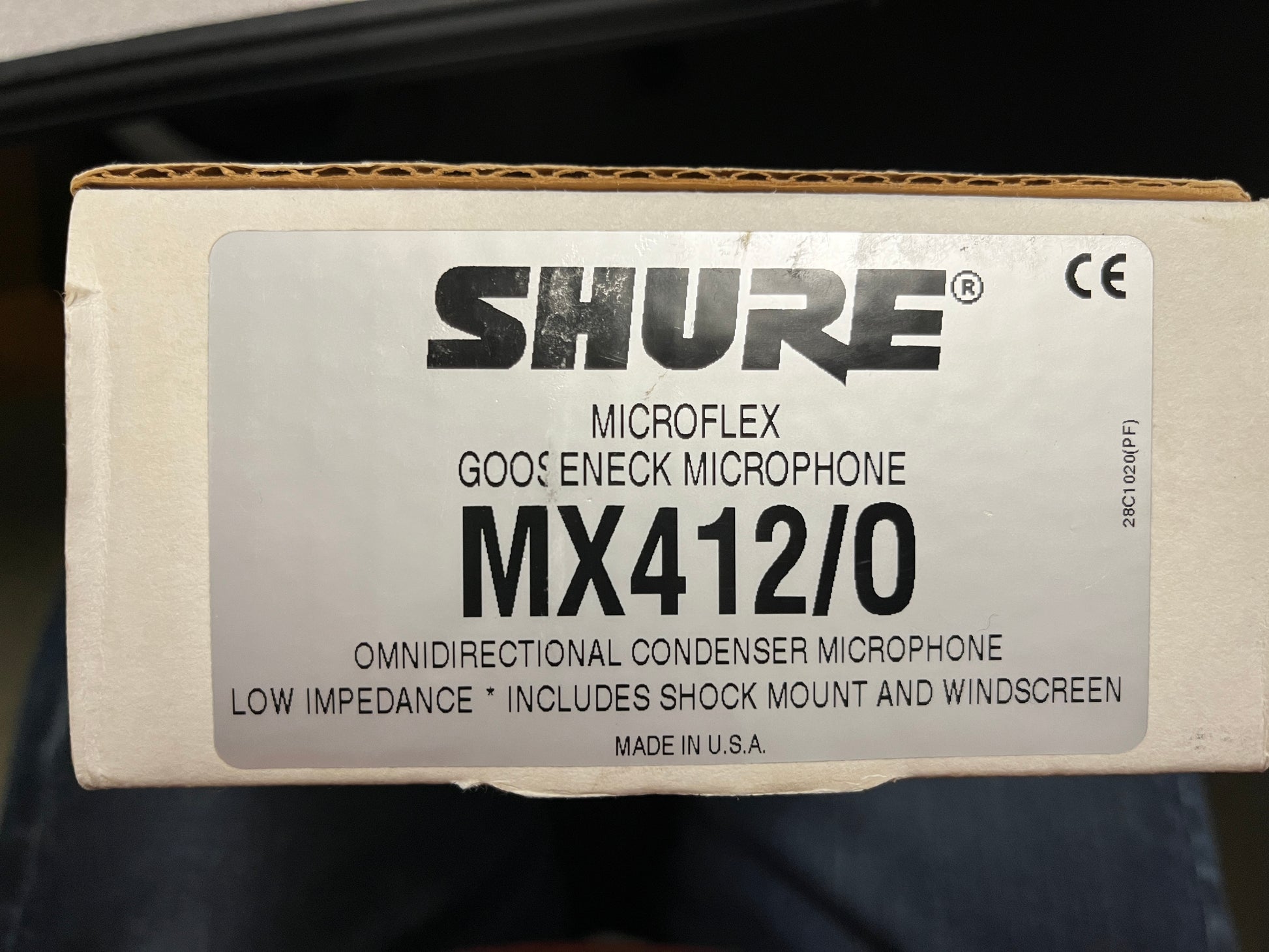 Shure, Shure MX412, Shure Gooseneck Microphone, Shure Gooseneck Mic, Gooseneck Mic, Gooseneck Microphone, We Sell Professional Audio Equipment. Audio Systems, Amplifiers, Consoles, Mixers, Electronics, Entertainment, Live Sound.