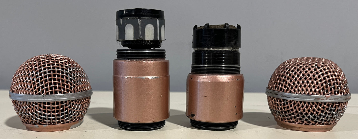 Shure SM58 & Beta 58A Capsules, Gold